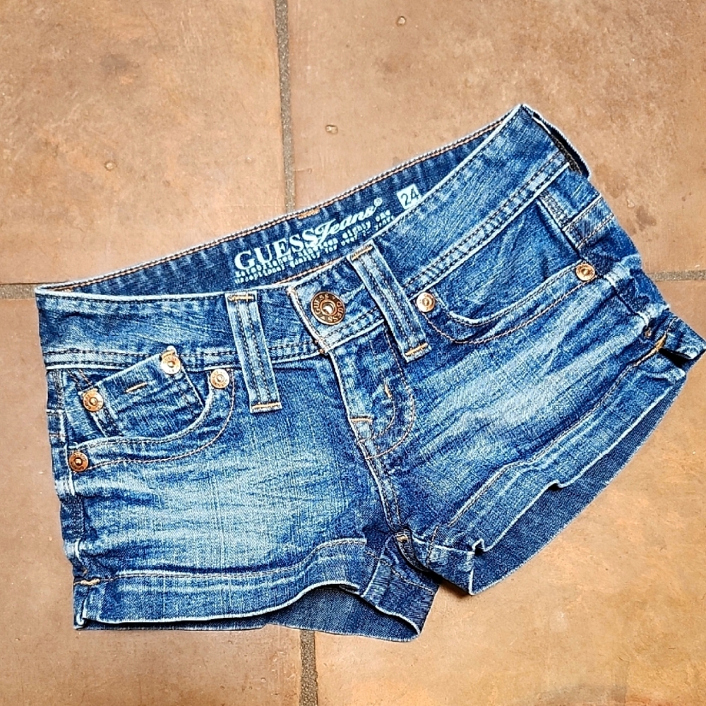 NWOT GUESS Women's Blue Denim Shorts